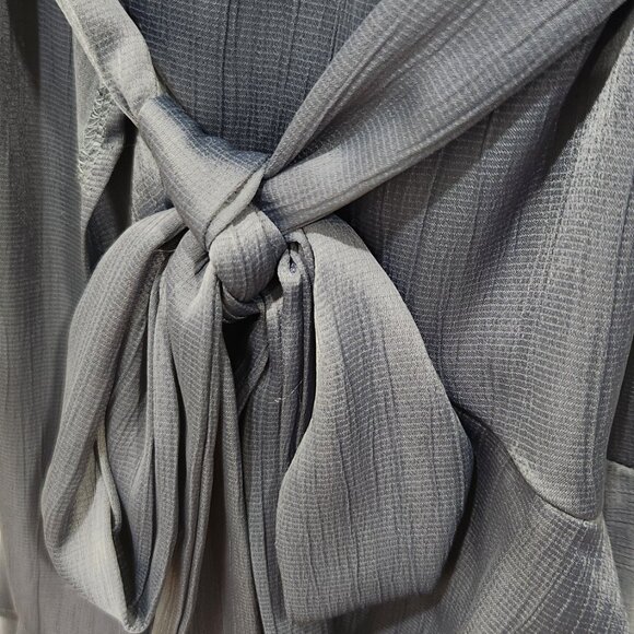 NWT Honey Mini Satin Dress by Chelsea- XS - Blue - Picture 3 of 5